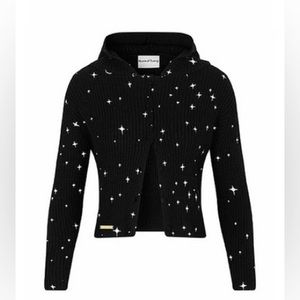 House of Sunny - Cosmic Peggy Stretch-Knit Cardigan - Size US 4